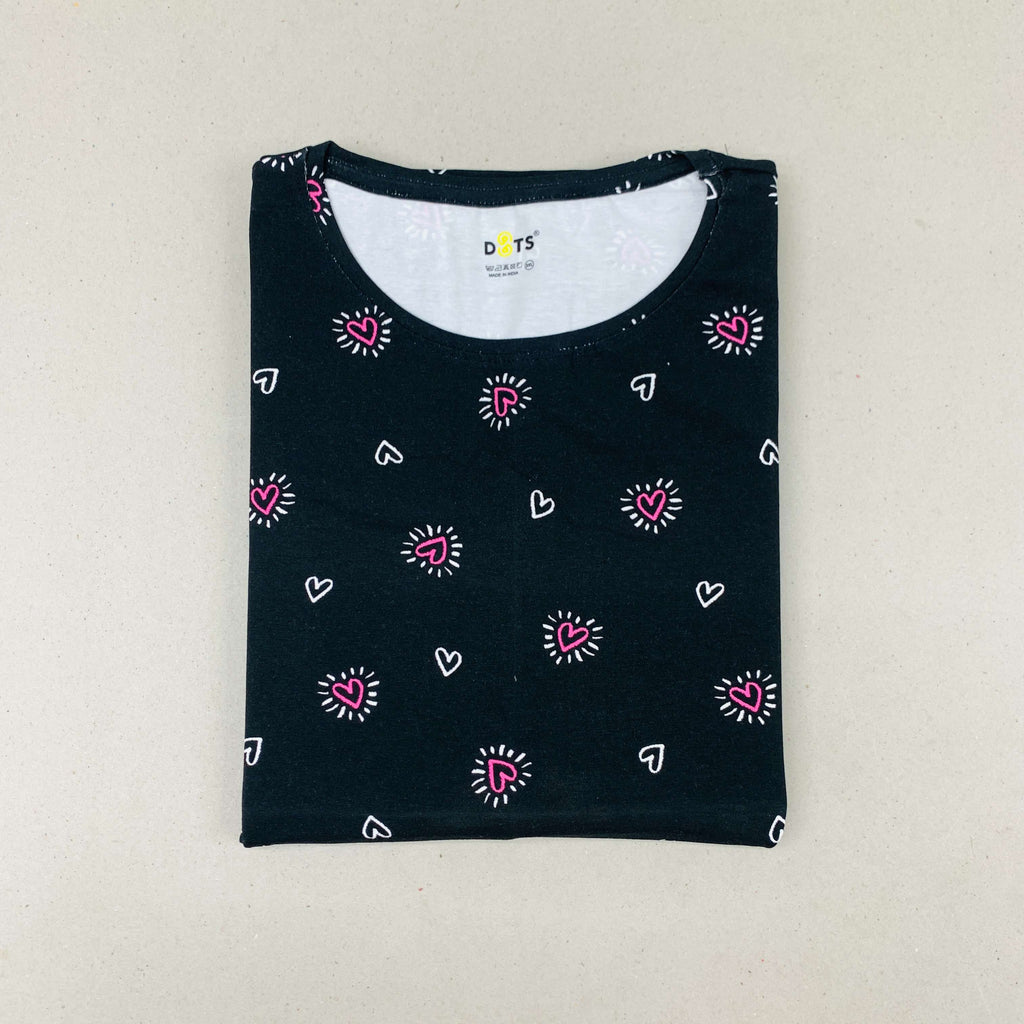 Dots Ladies Printed T-Shirt