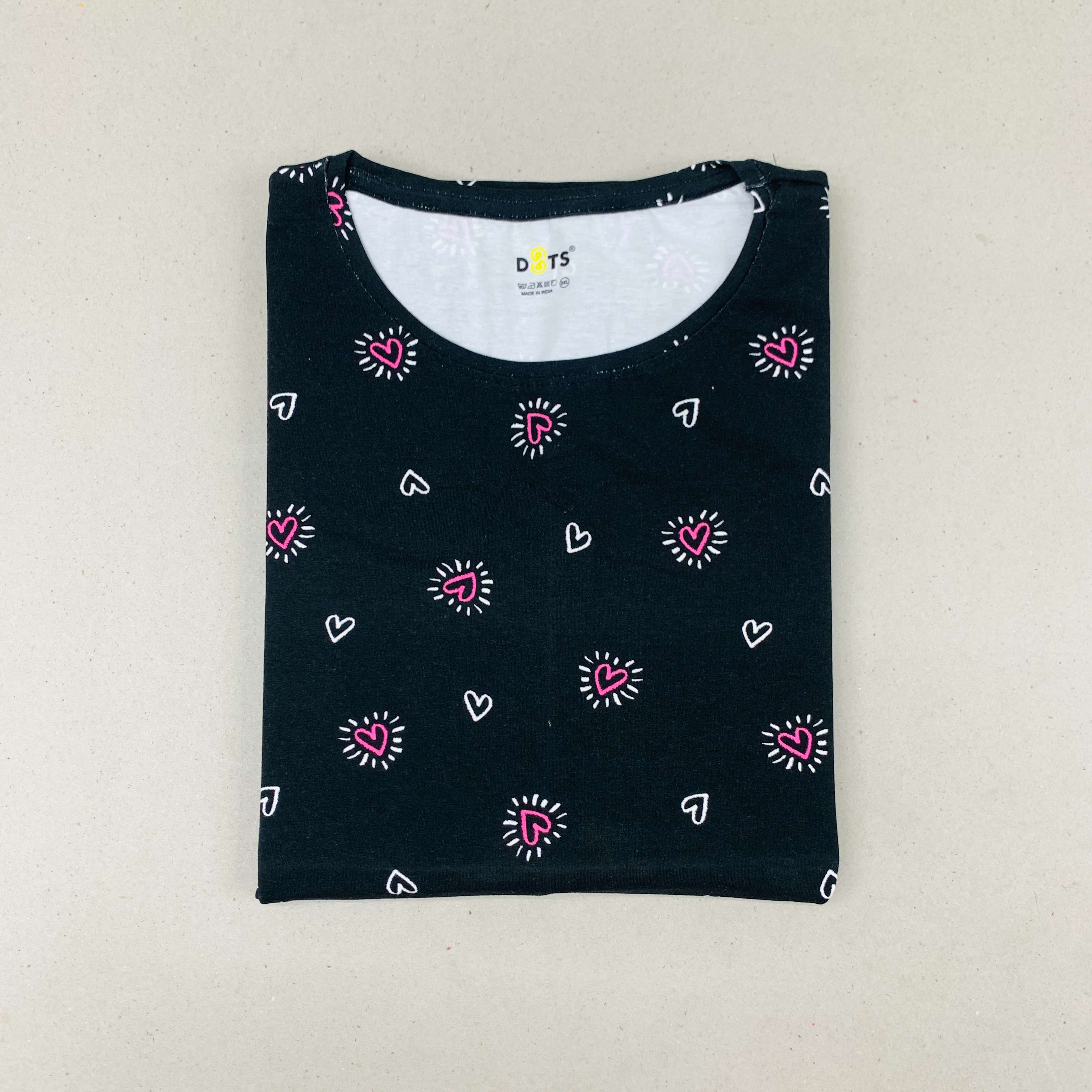 Dots Ladies Printed T-Shirt