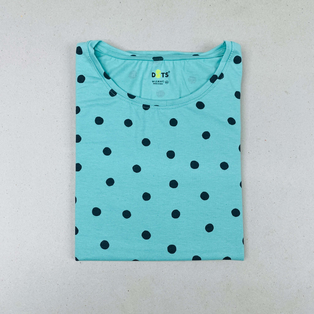 Dots Ladies Printed T-Shirt