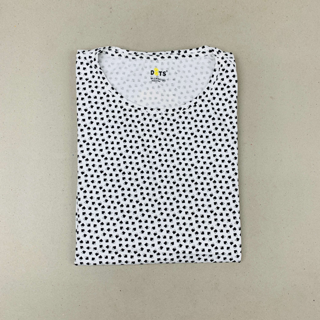 Dots Ladies Printed T-Shirt