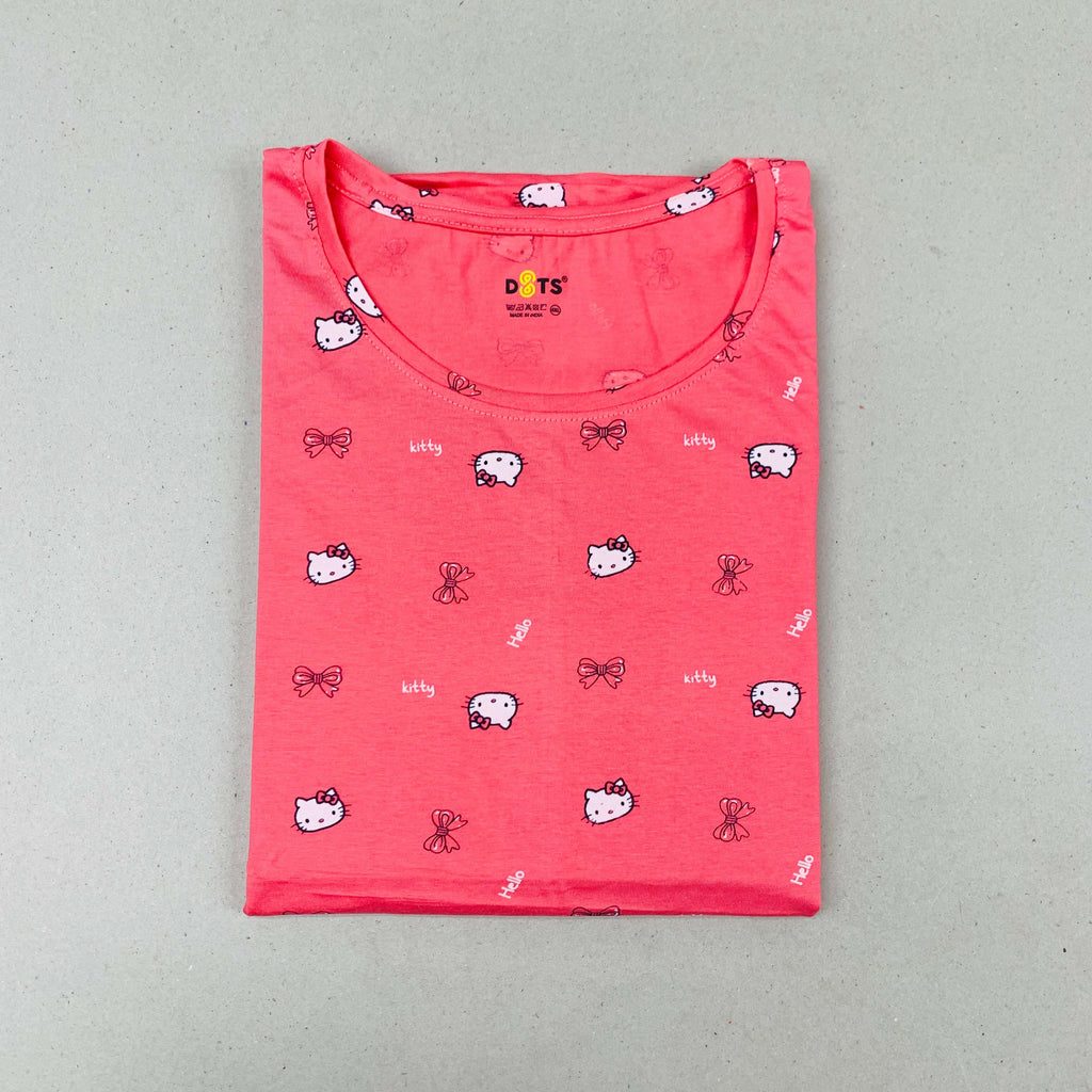 Dots Ladies Printed T-Shirt