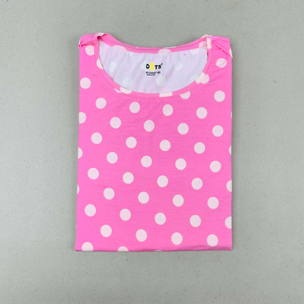 Dots Ladies Printed T-Shirt