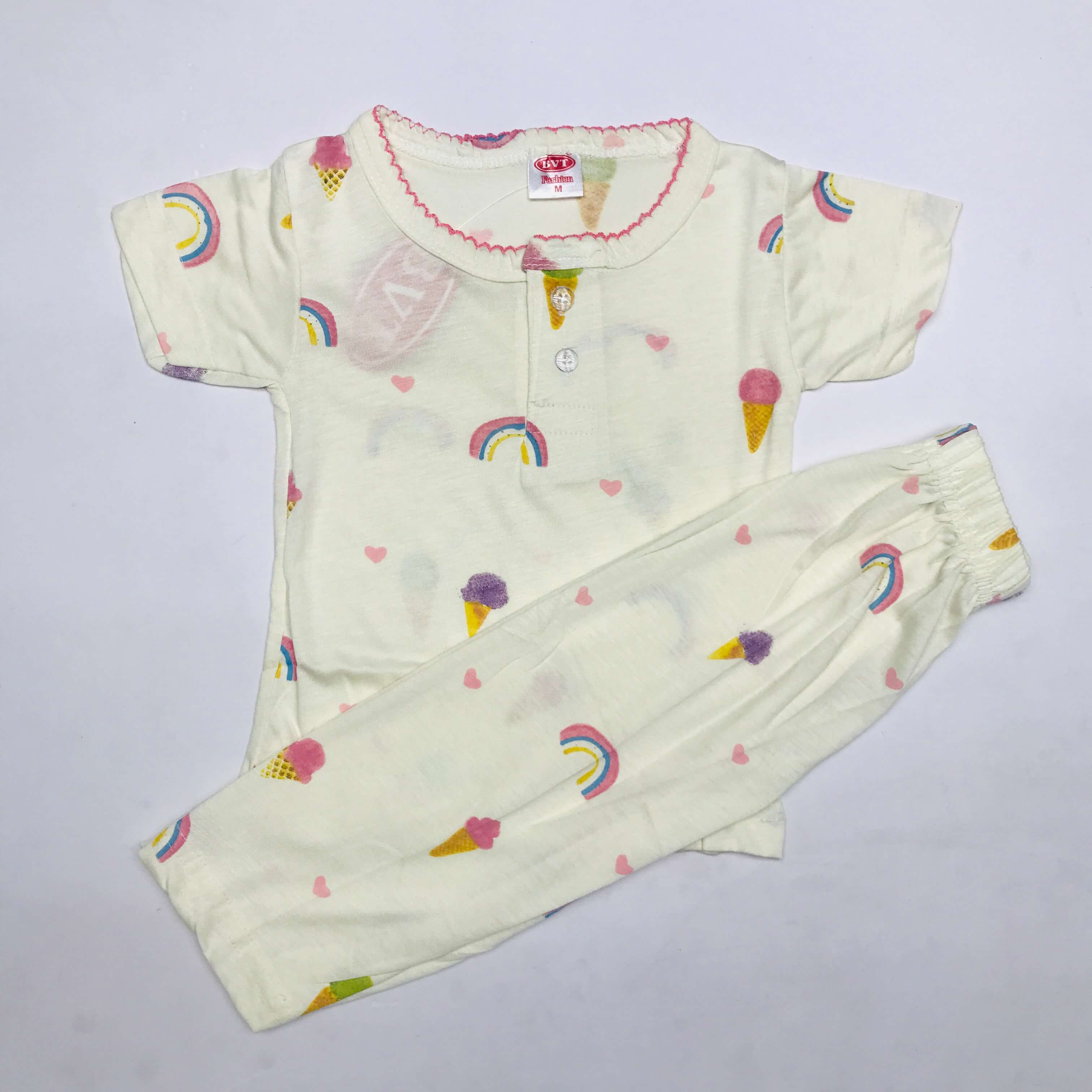 Bubbly Buttons Kids Pant Set