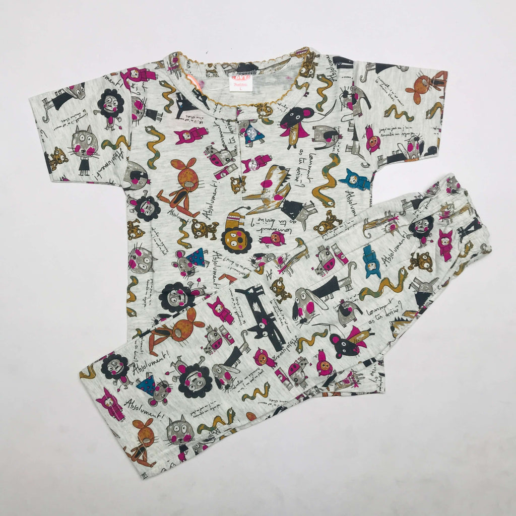 Bubbly Buttons Kids Pant Set