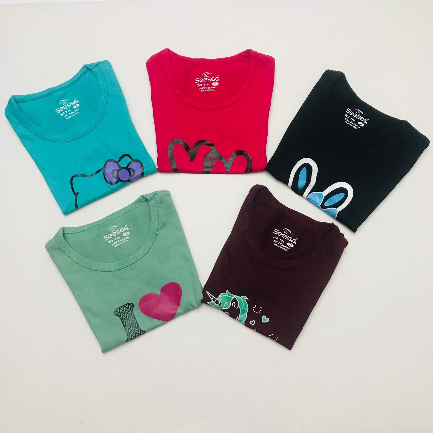 Printed Top Combo Pack of 5