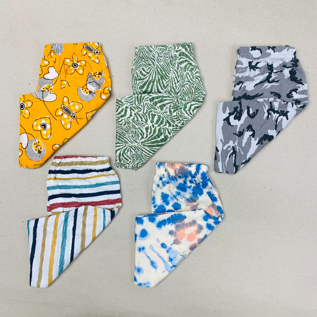 Unisex Kids Pants Pack of 5