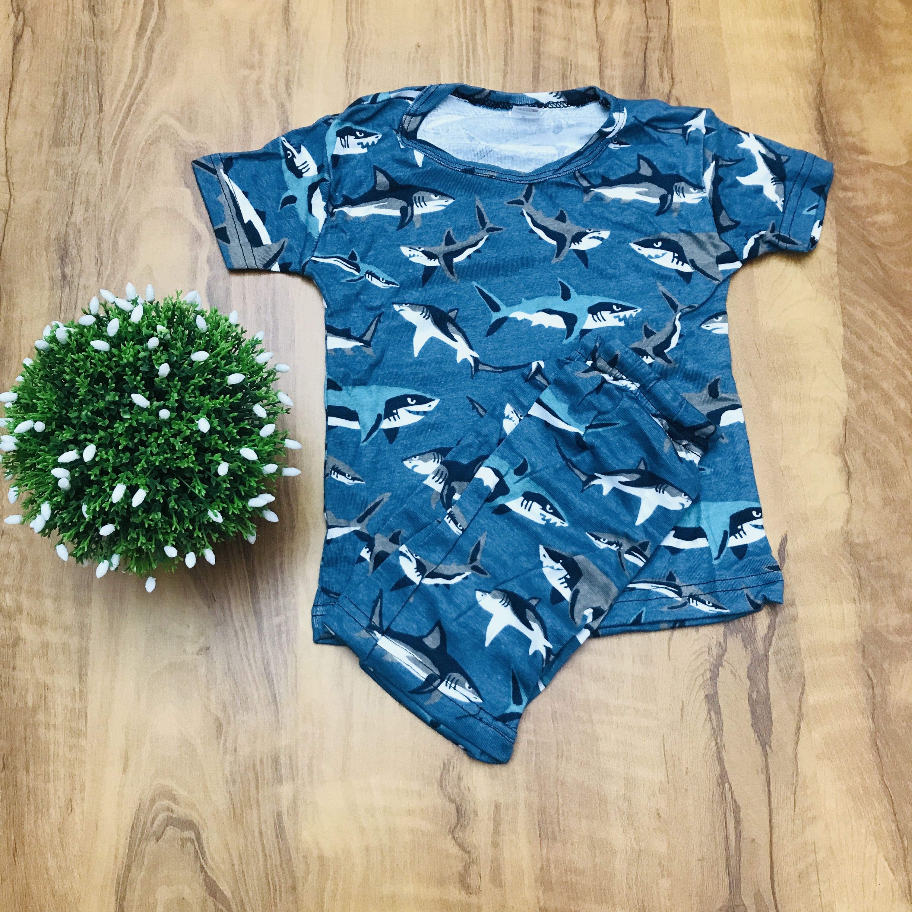 Kids Printed Shorts Set