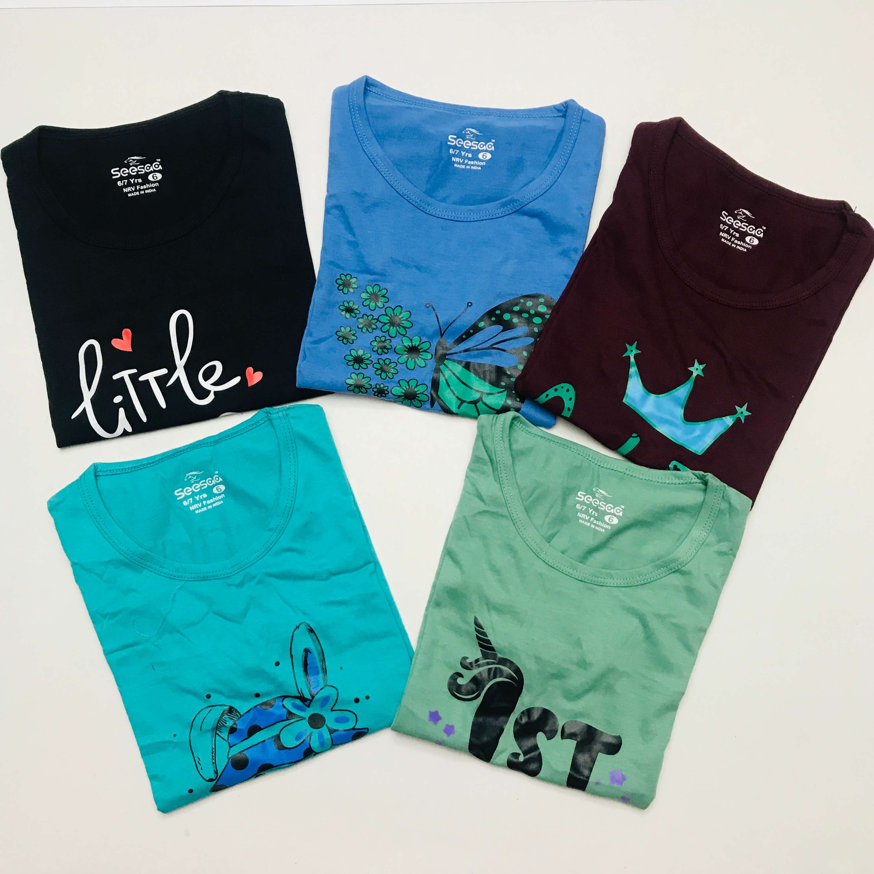 Printed Top Combo Pack of 5