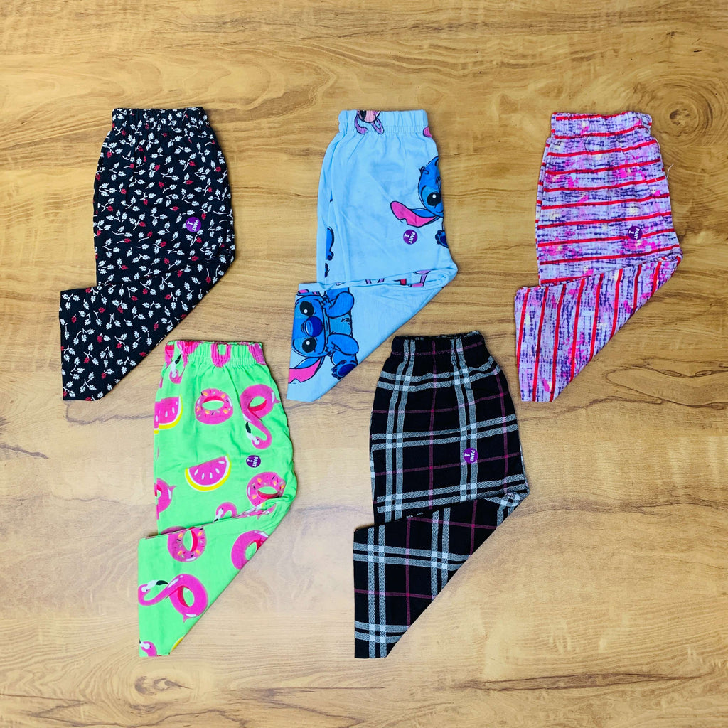 Unisex Kids Pants Pack of 5