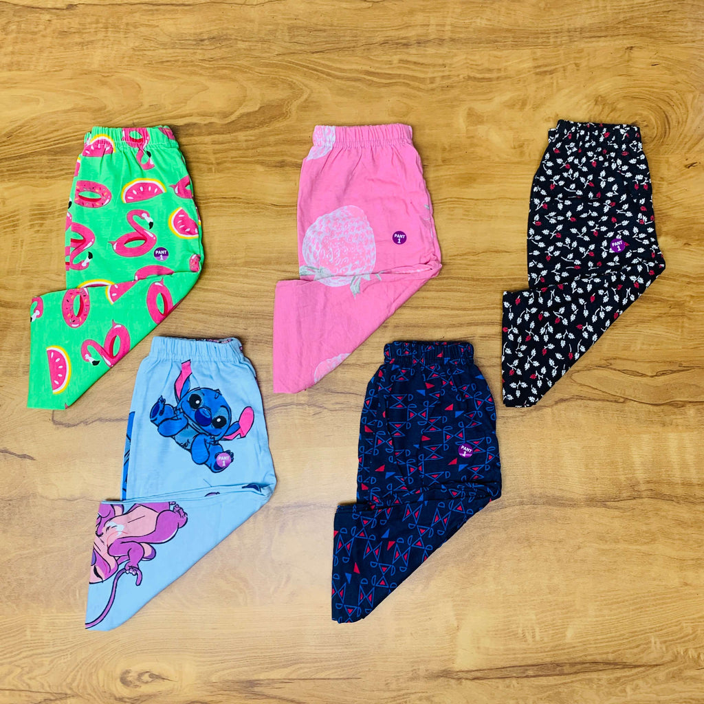 Unisex Kids Pants Pack of 5