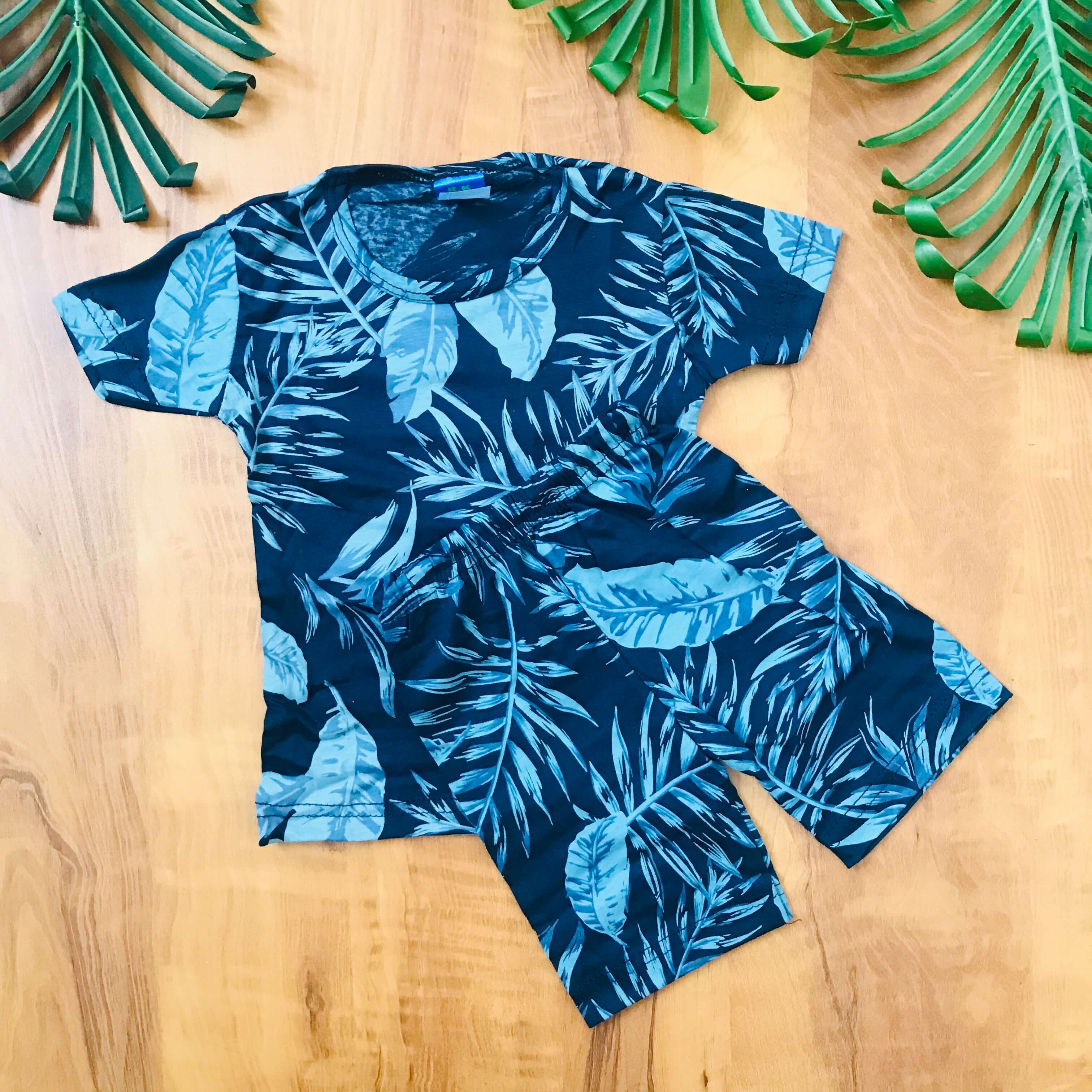 Kids Printed Shorts Set