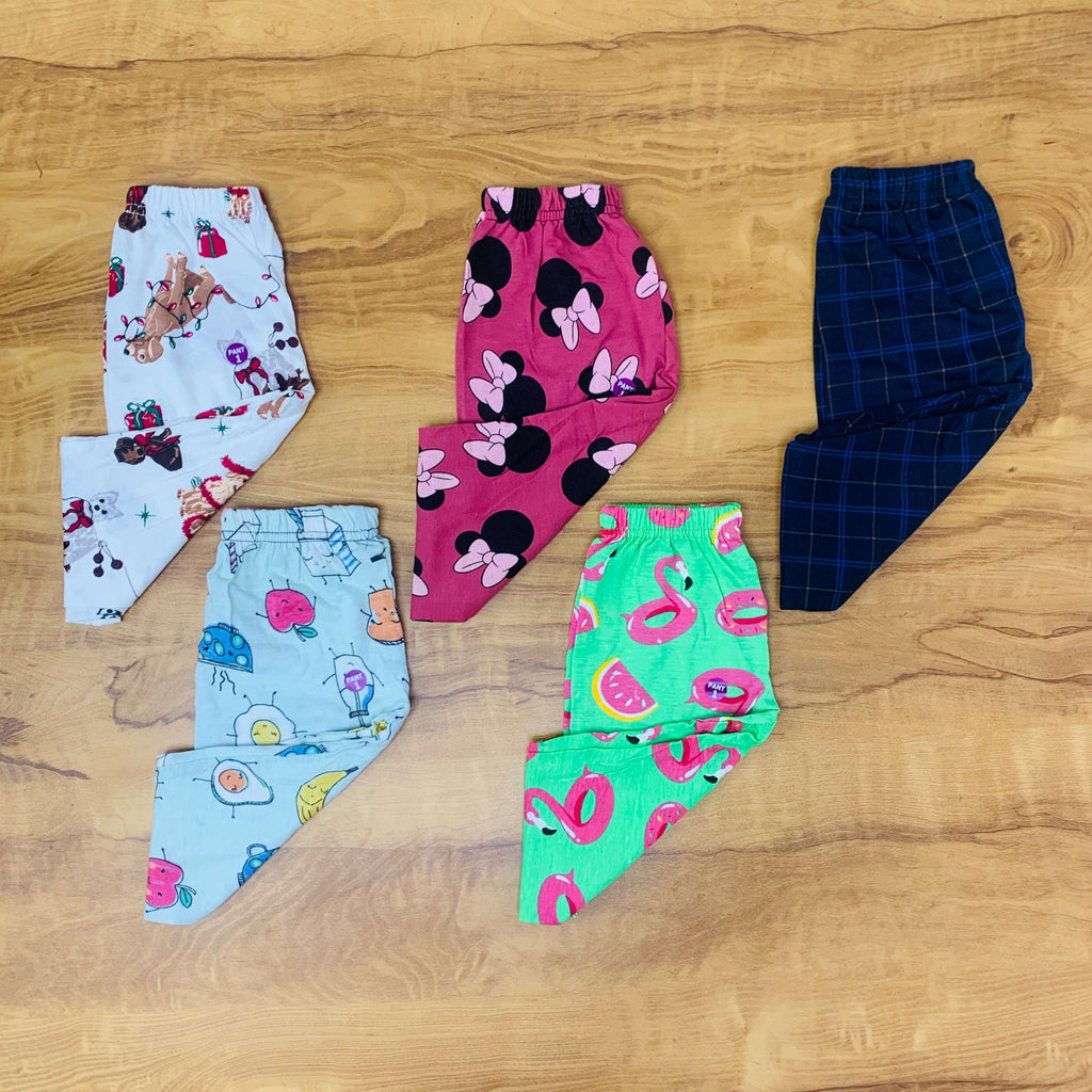 Unisex Kids Pants Pack of 5