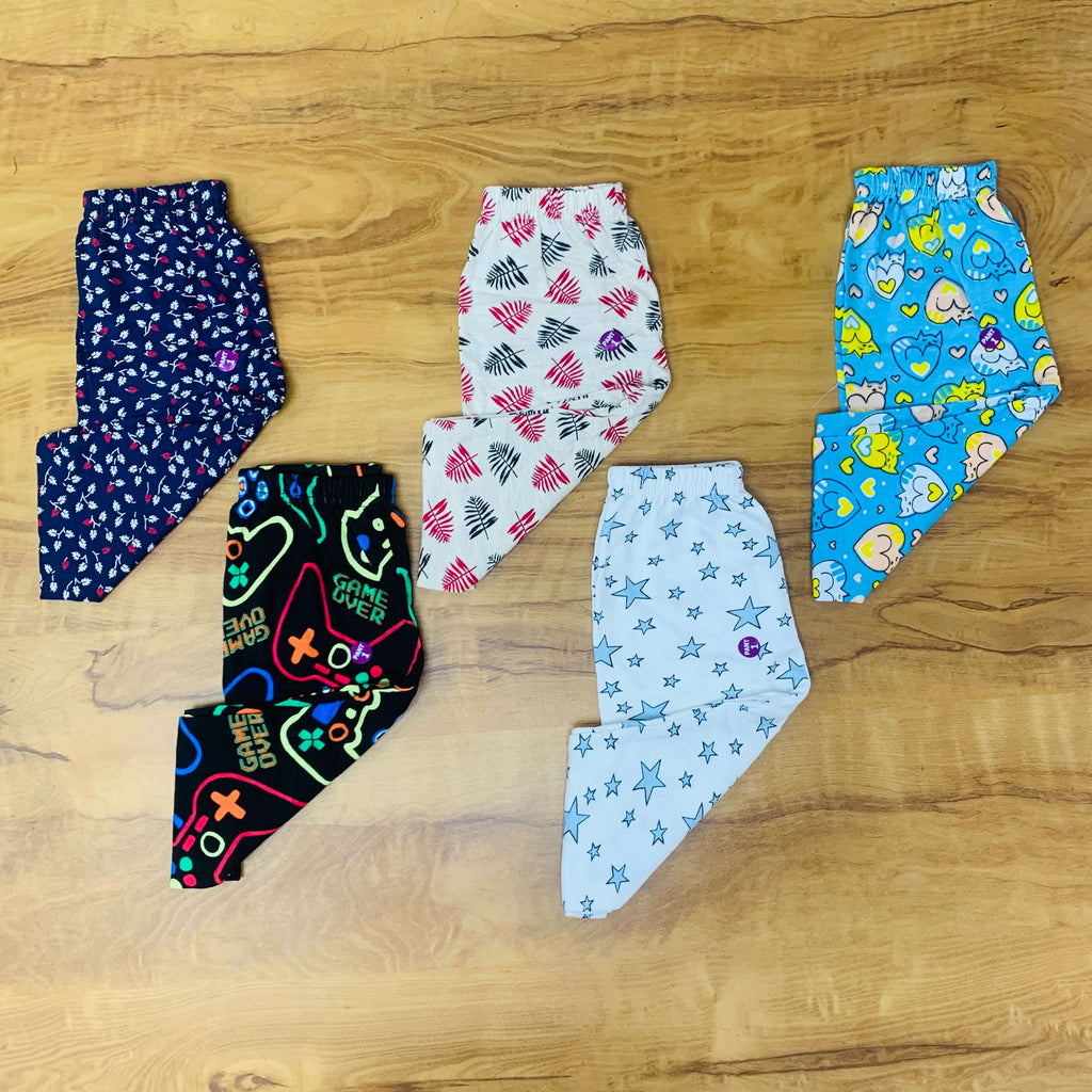 Unisex Kids Pants Pack of 5