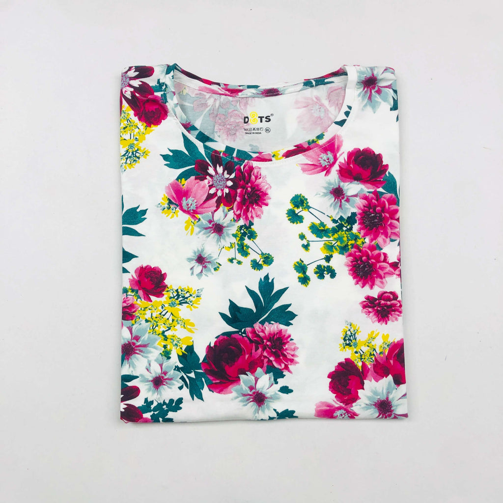 Dots Ladies Printed T-Shirt