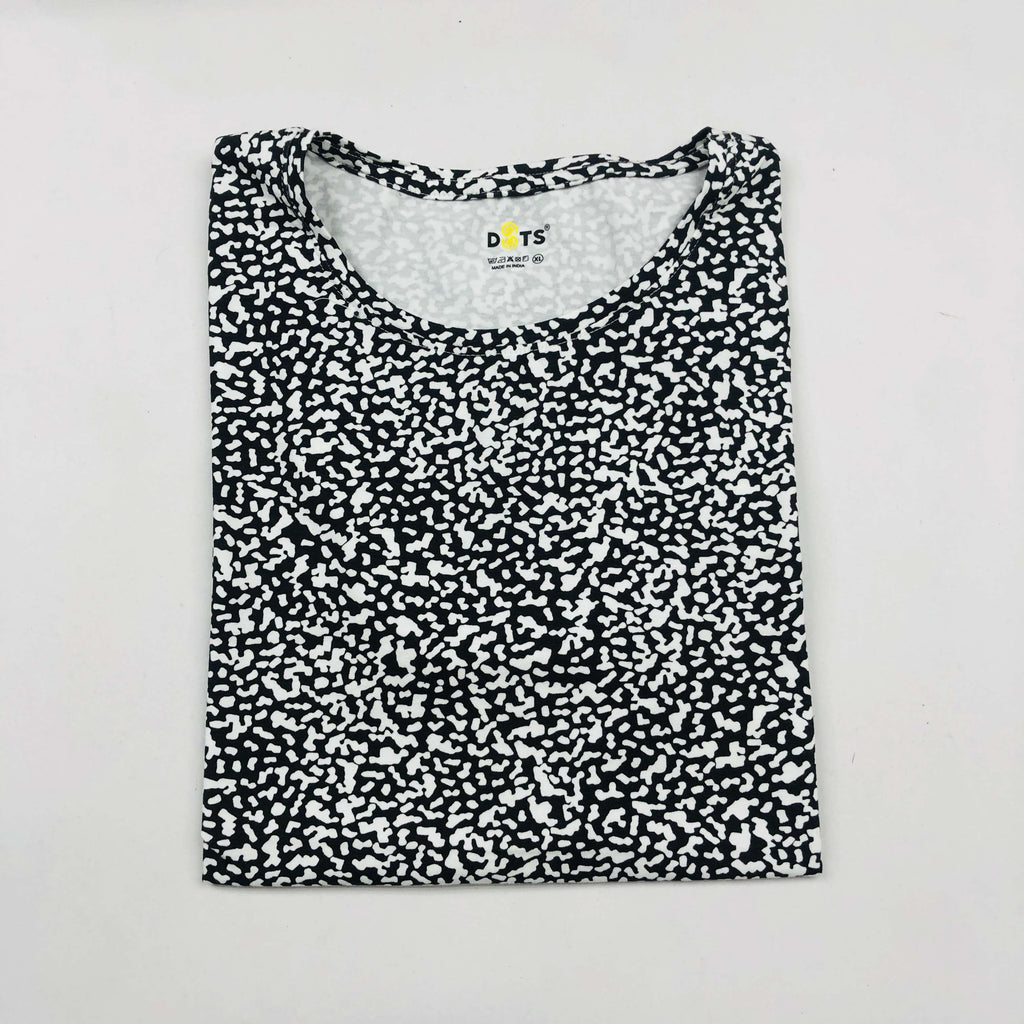 Dots Ladies Printed T-Shirt