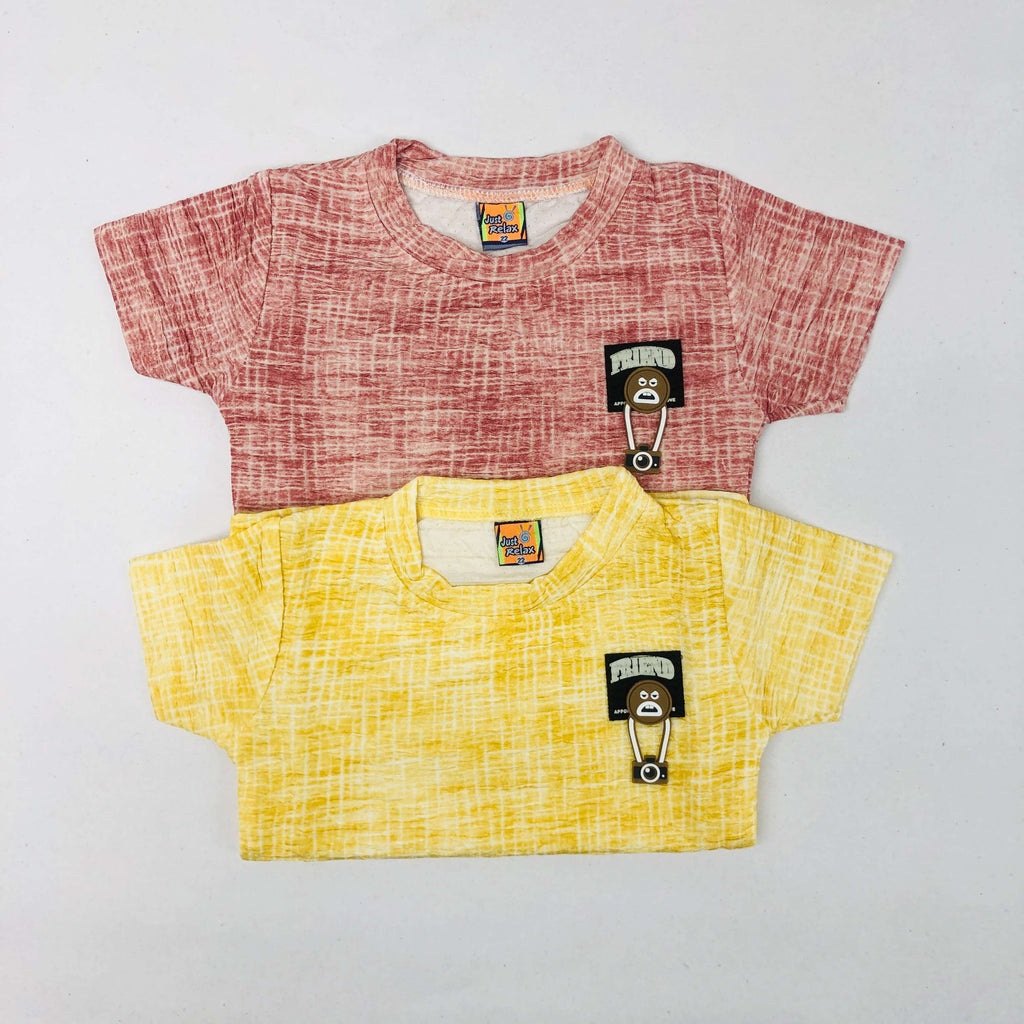 Play Patch T-Shirt Combo Pack Of 2