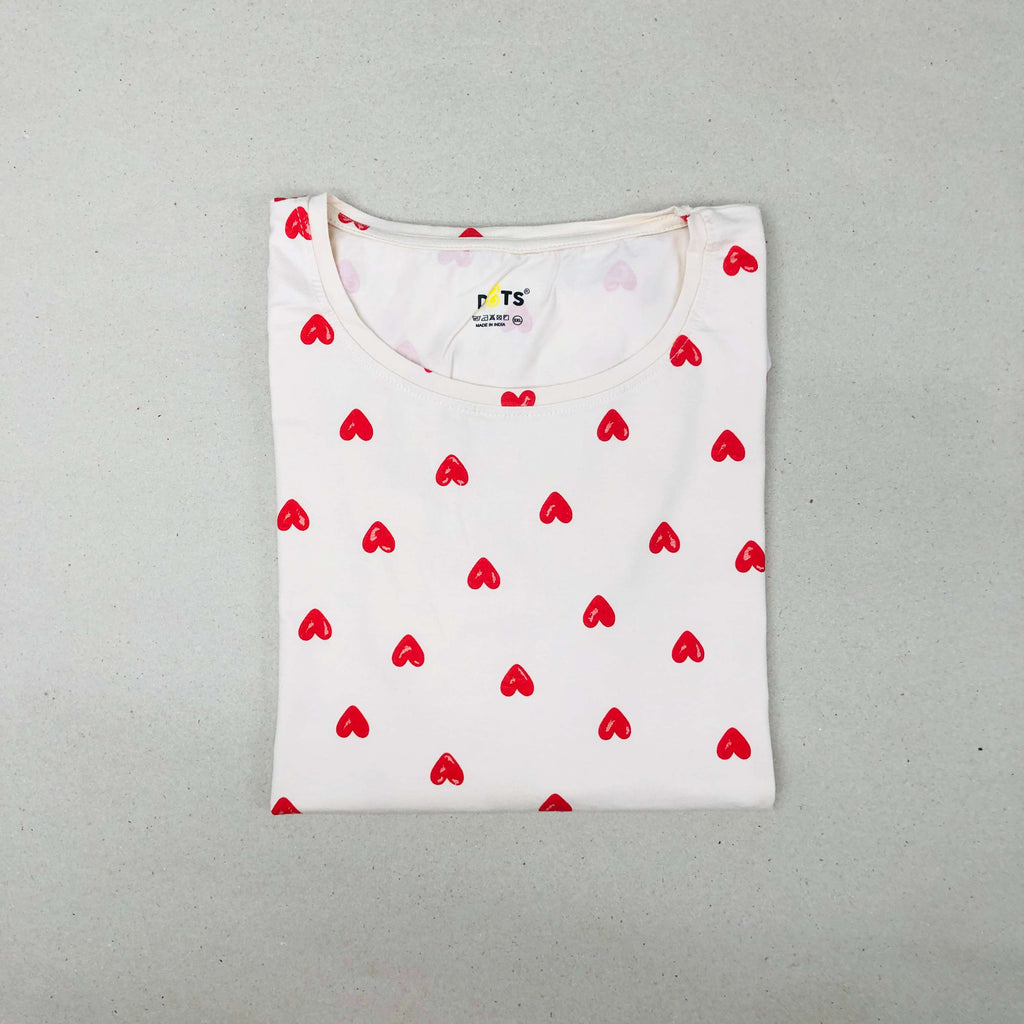 Dots Ladies Printed T-Shirt