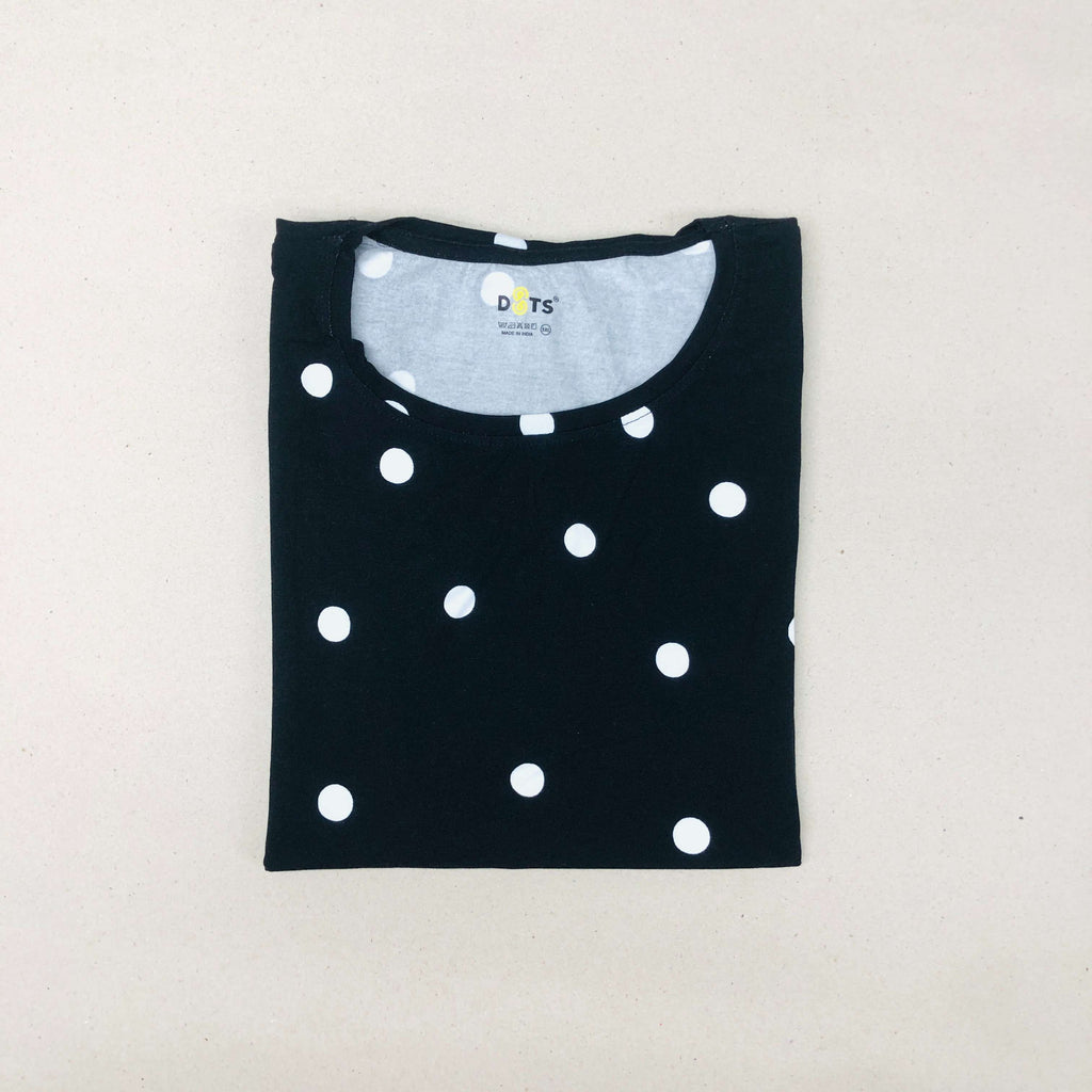 Dots Ladies Printed T-Shirt