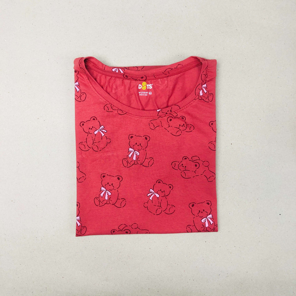 Dots Ladies Printed T-Shirt