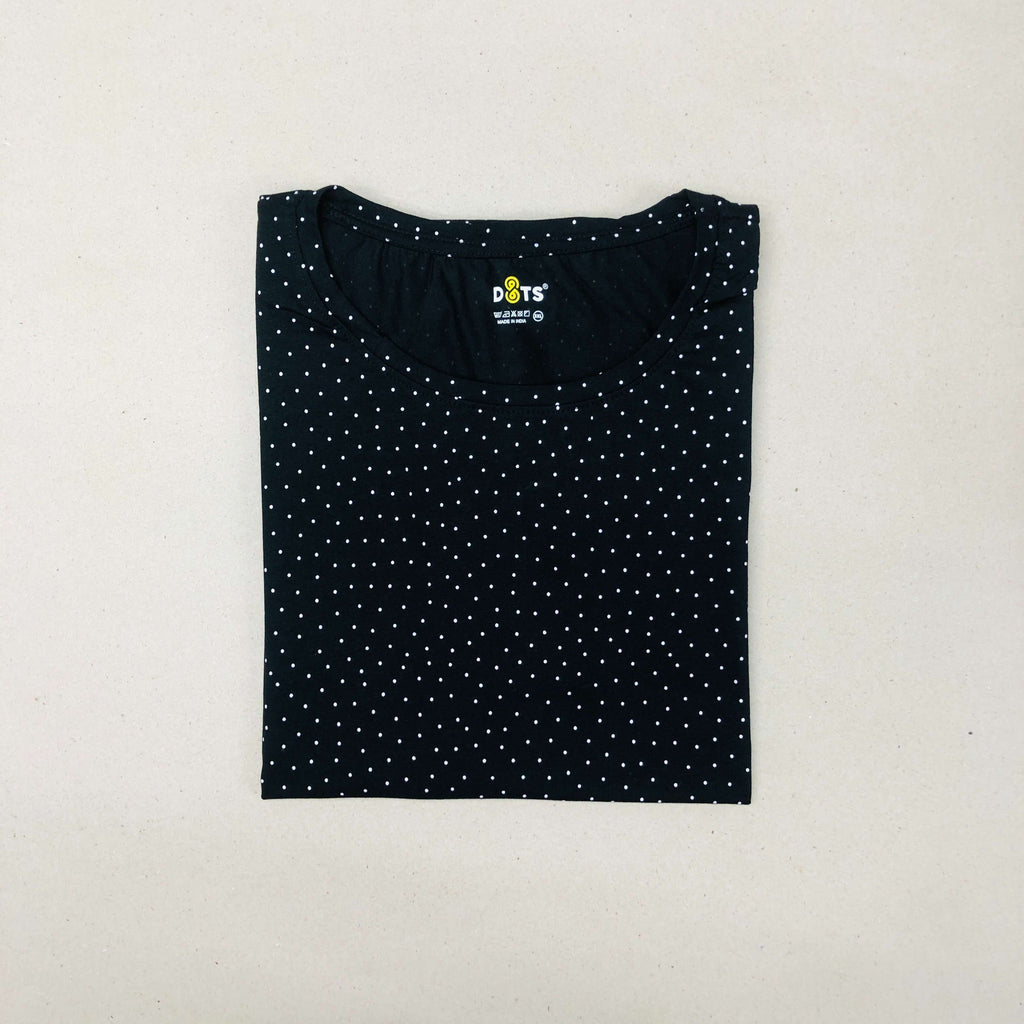Dots Ladies Printed T-Shirt