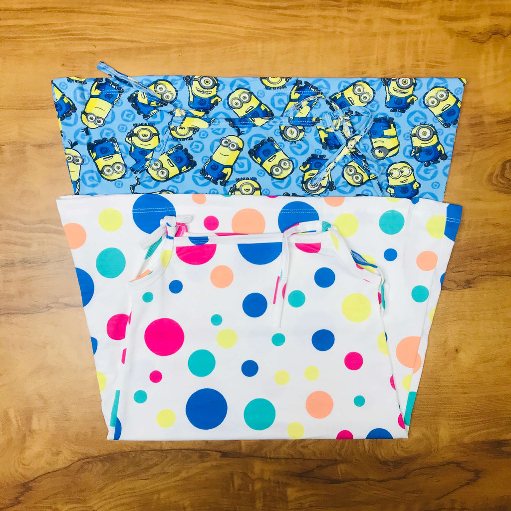 Bubbly Kids Sleeveless Frock Combo