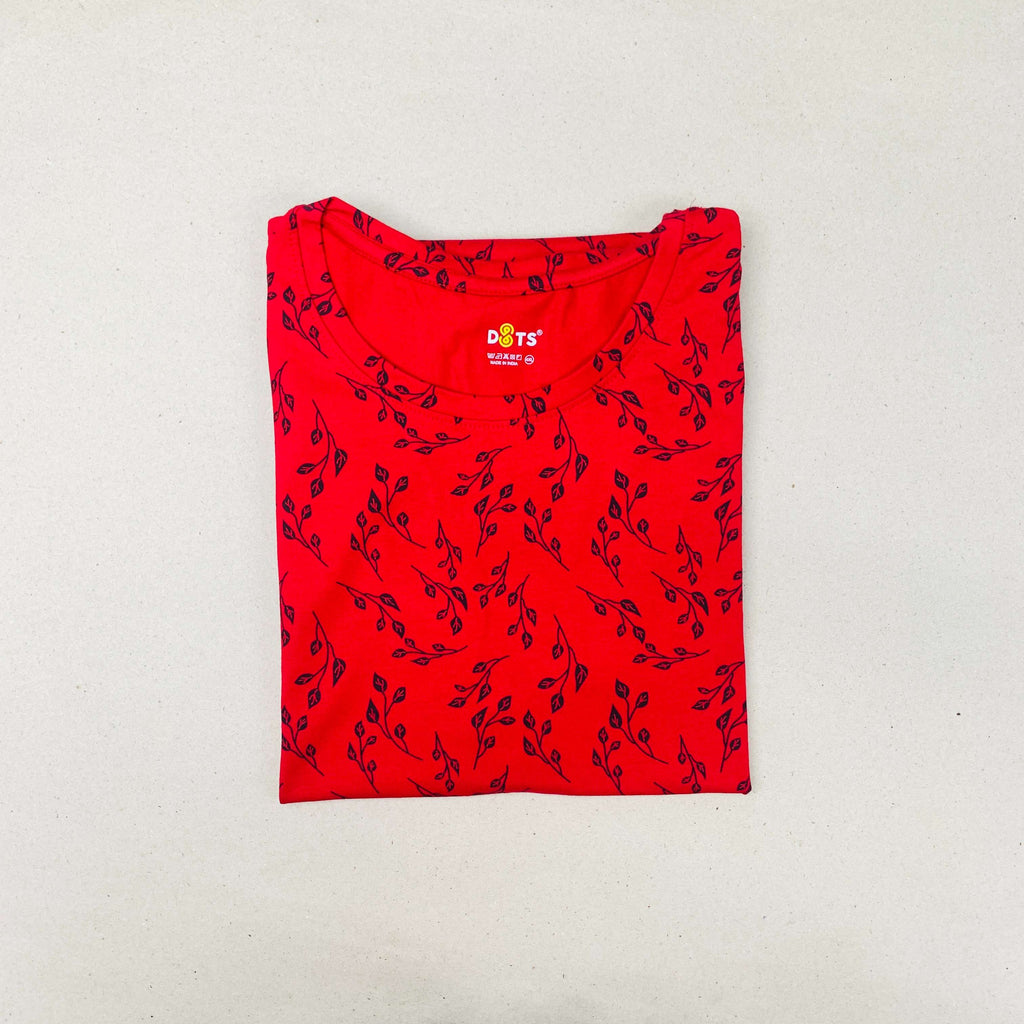 Dots Ladies Printed T-Shirt