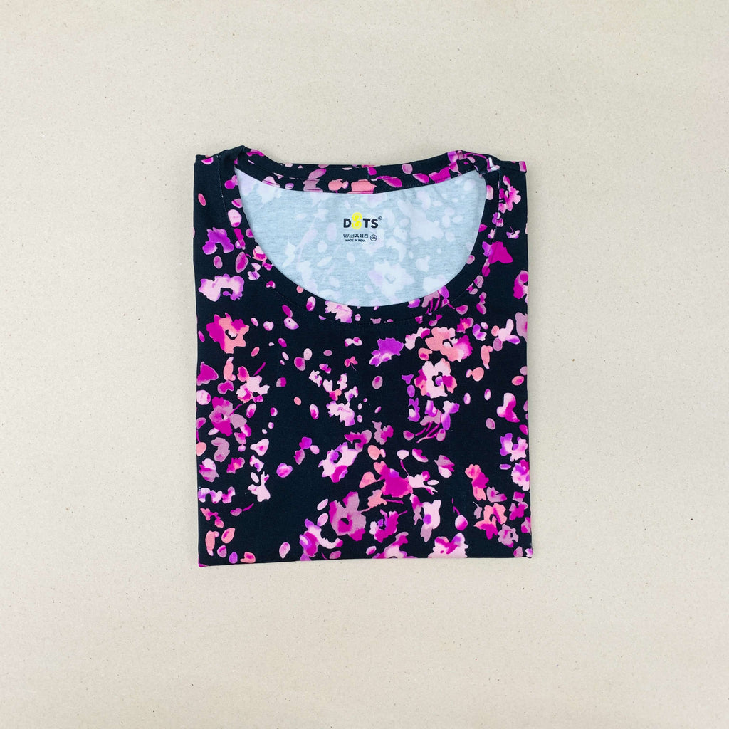 Dots Ladies Printed T-Shirt