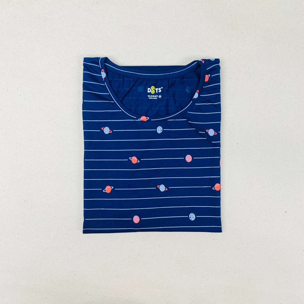 Dots Ladies Printed T-Shirt