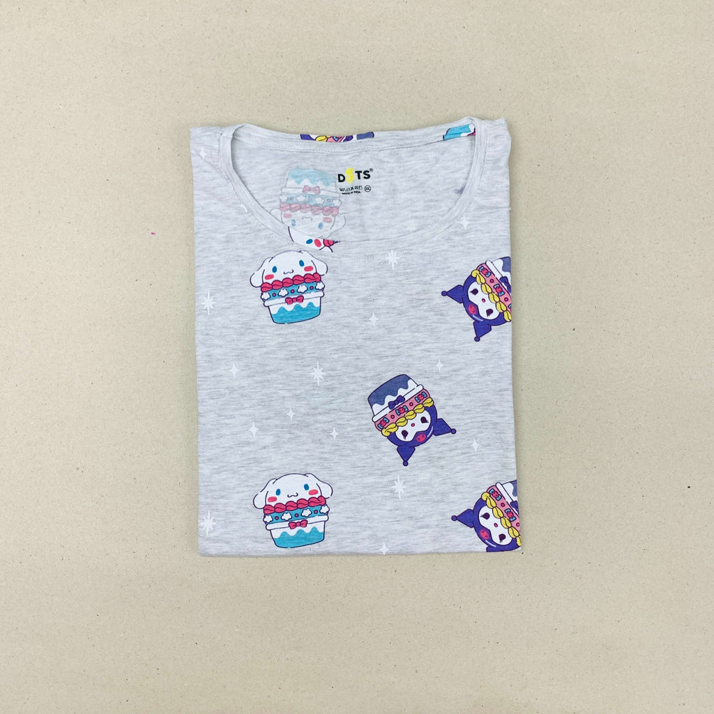 Dots Ladies Printed T-Shirt