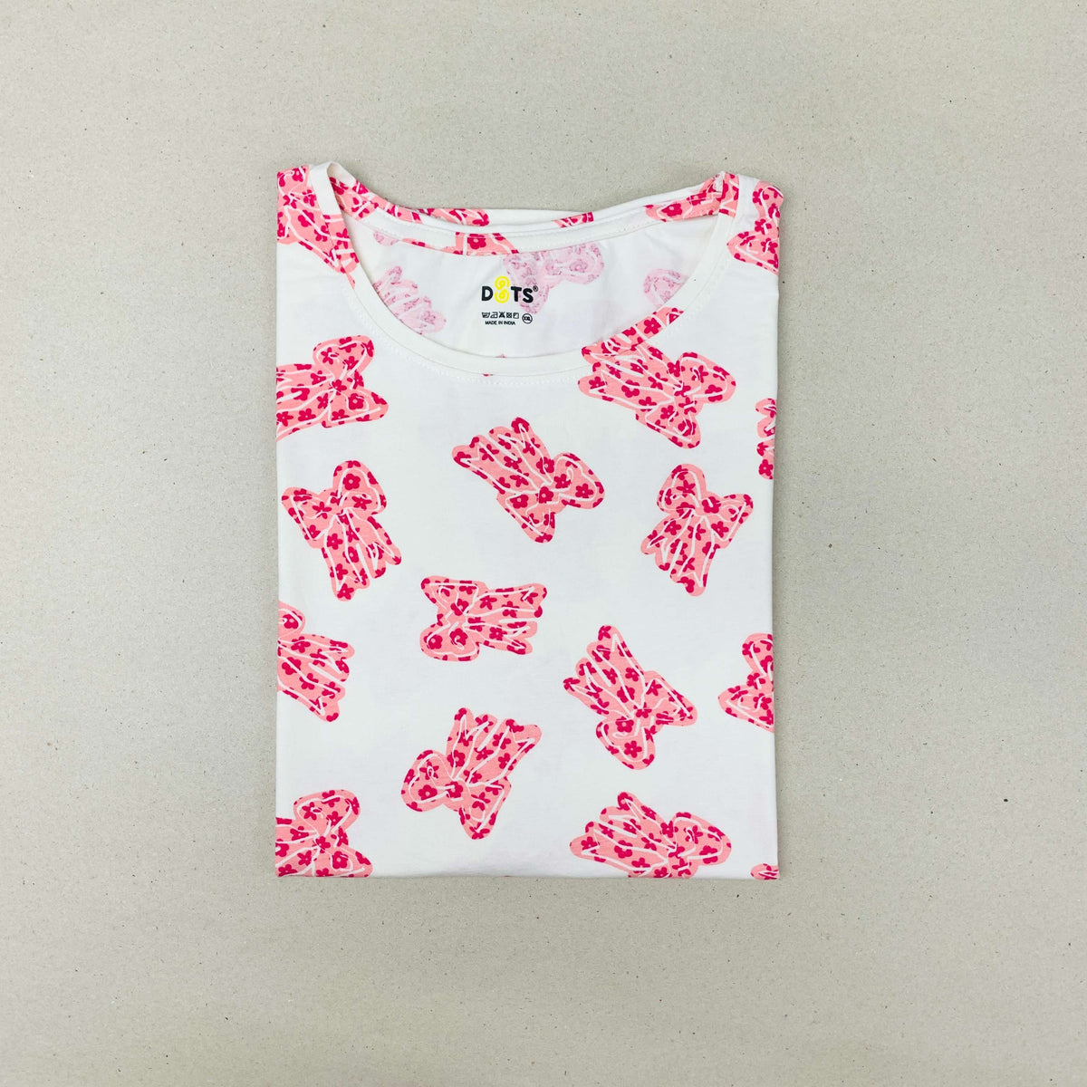 Dots Ladies Printed T-Shirt