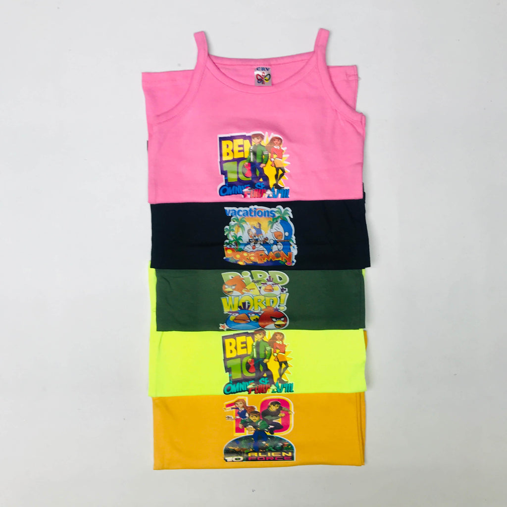 Sleeve Less Top Combo Pack of 5