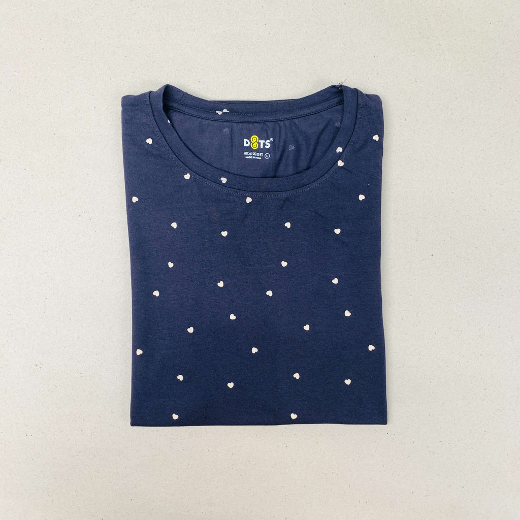 Dots Ladies Printed T-Shirt