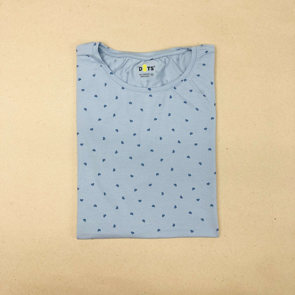 Dots Ladies Printed T-Shirt