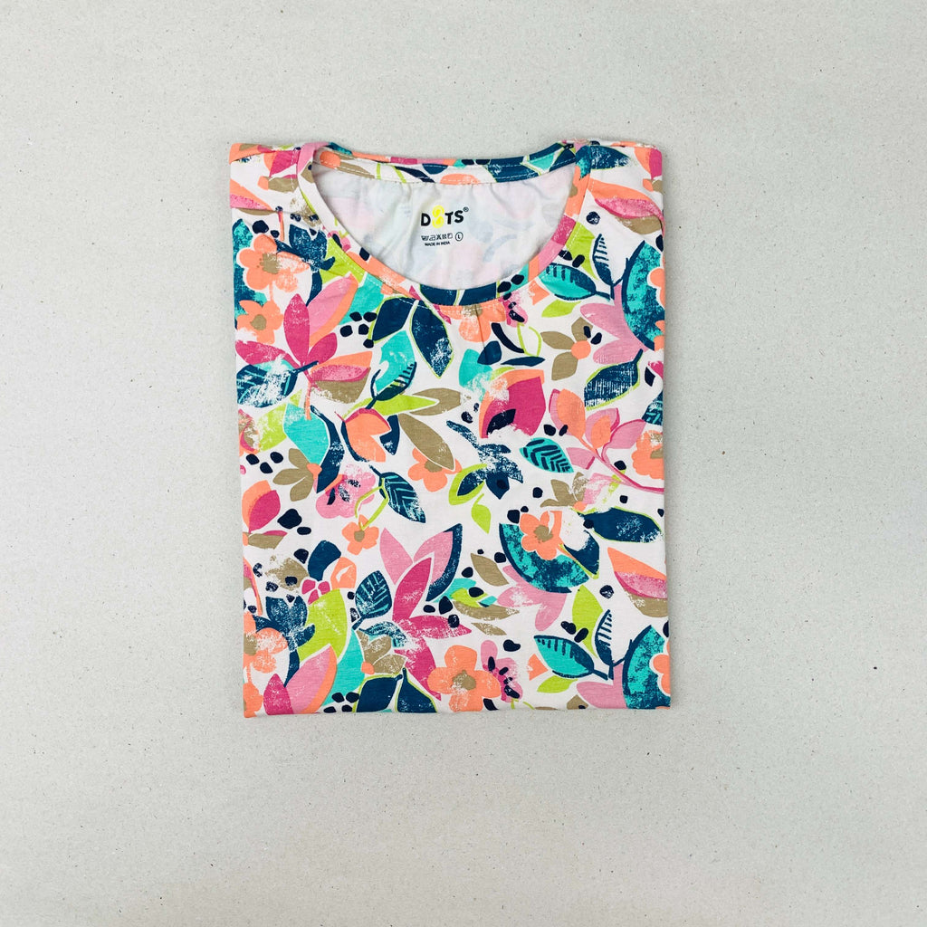 Dots Ladies Printed T-Shirt