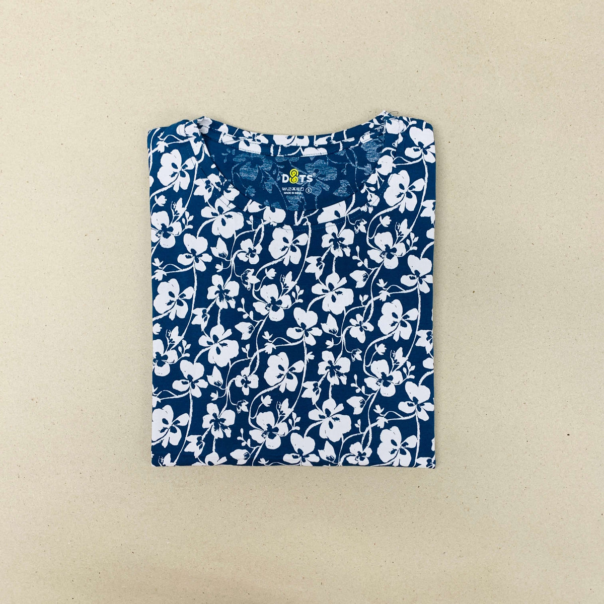 Women’s Solid T-Shirt-Dots