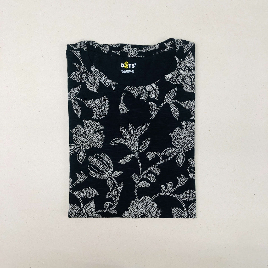 Dots Ladies Printed T-Shirt