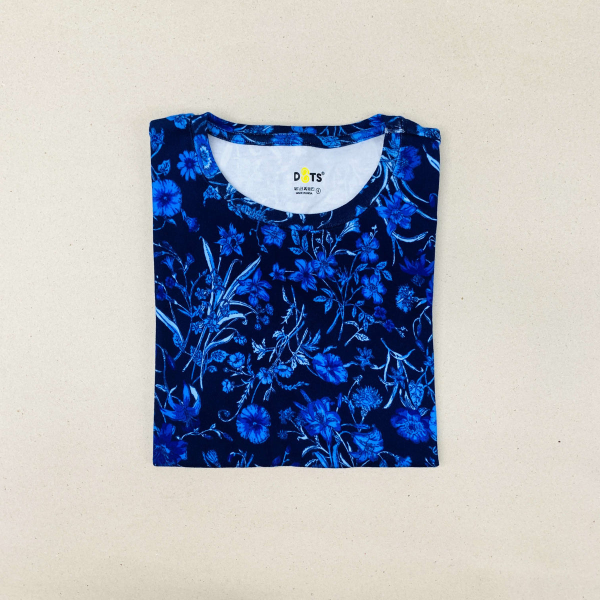 Women’s Solid T-Shirt-Dots