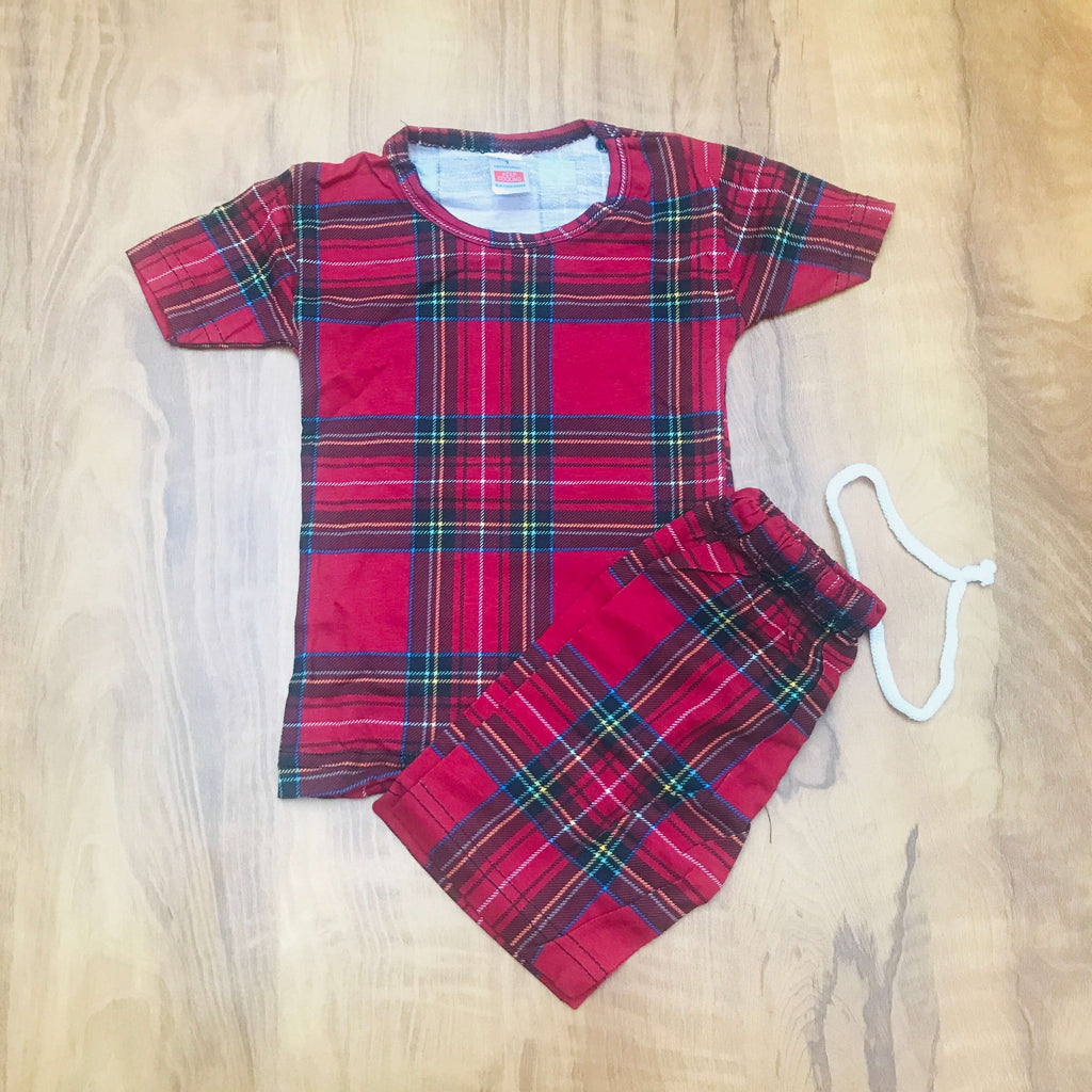 Kids Printed Shorts Set
