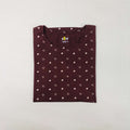 Women’s Solid T-Shirt-Dots