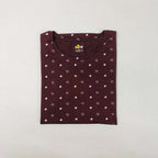 Women’s Solid T-Shirt-Dots