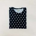Women’s Solid T-Shirt-Dots