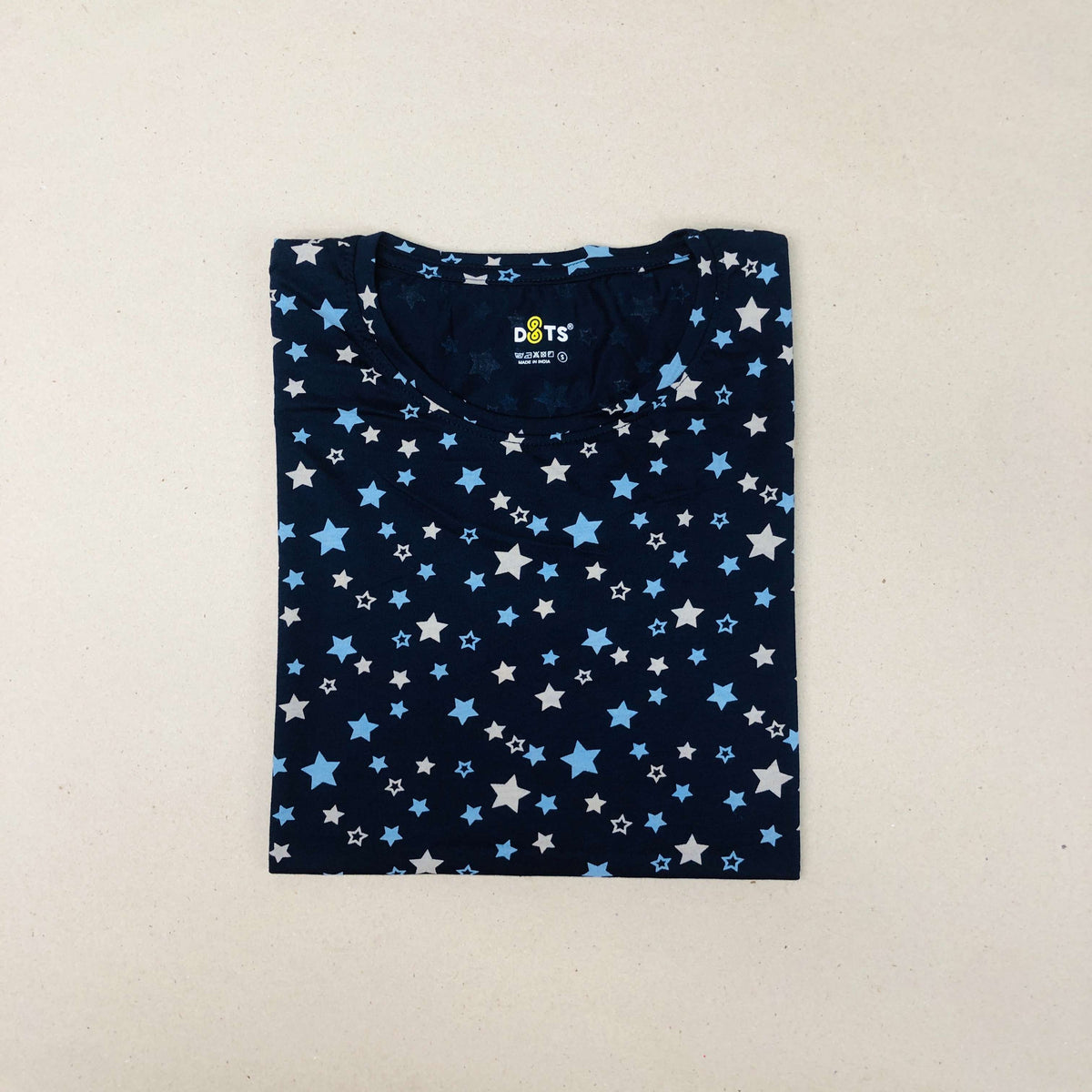 Women’s Solid T-Shirt-Dots