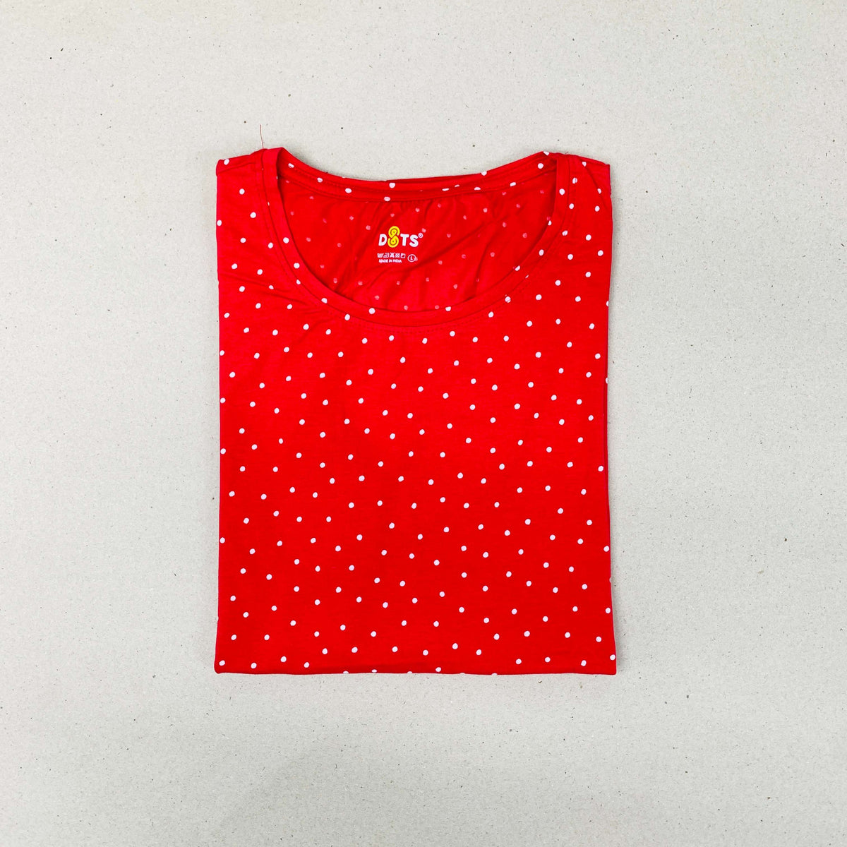 Dots Ladies Printed T-Shirt