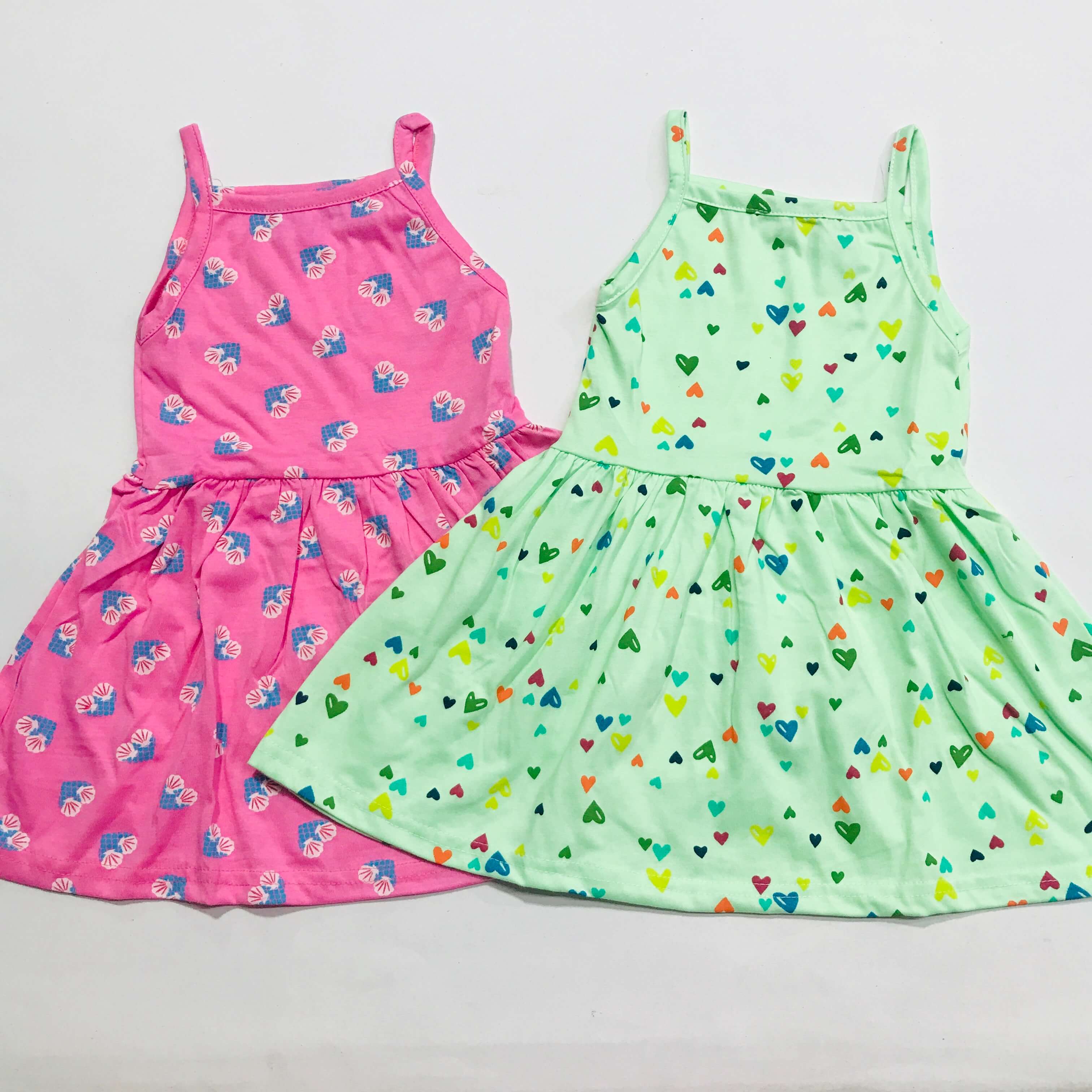 SL Printed Frock Pack Of 2