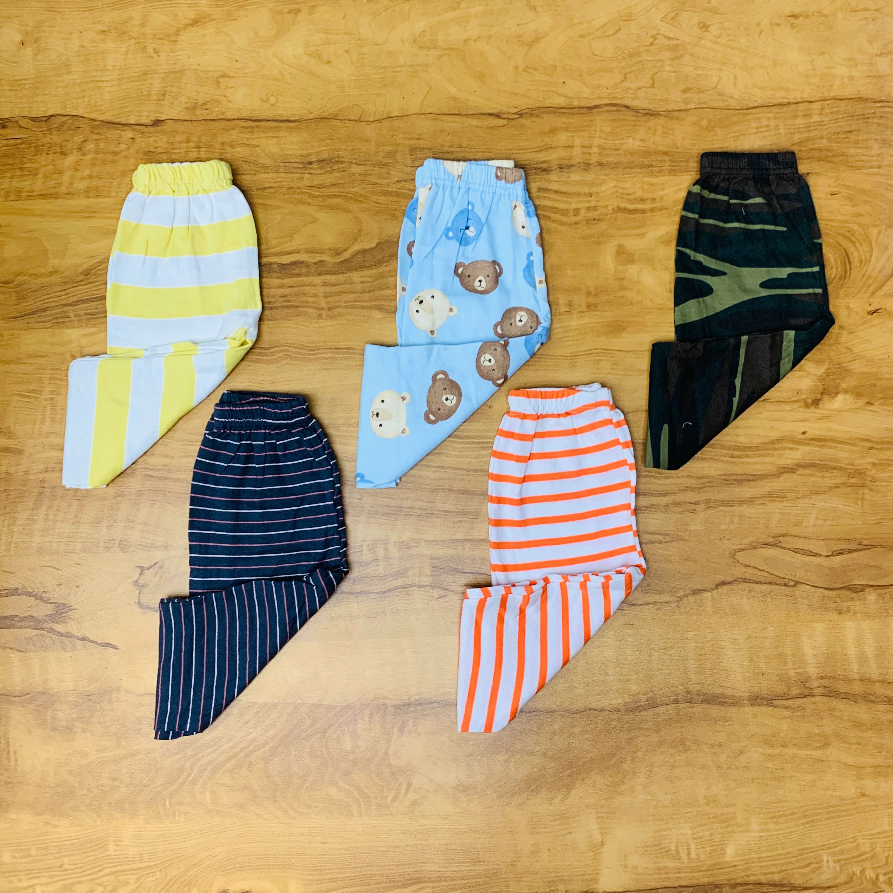 Unisex Kids Pants Pack of 5