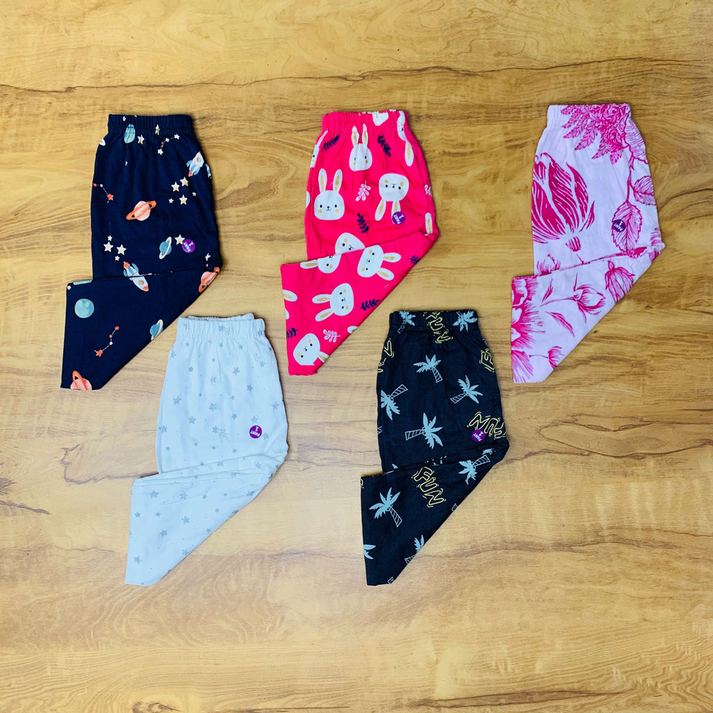 Unisex Kids Pants Pack of 5