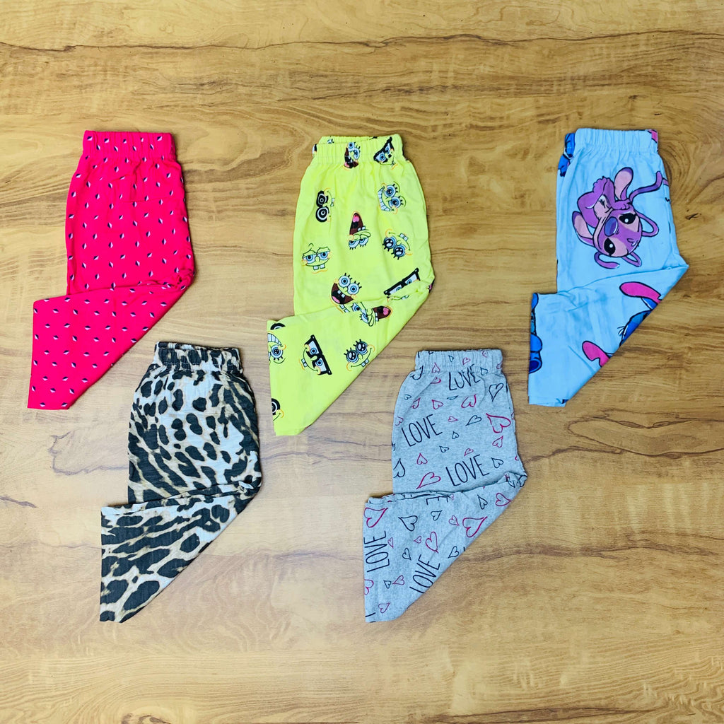 Unisex Kids Pants Pack of 5