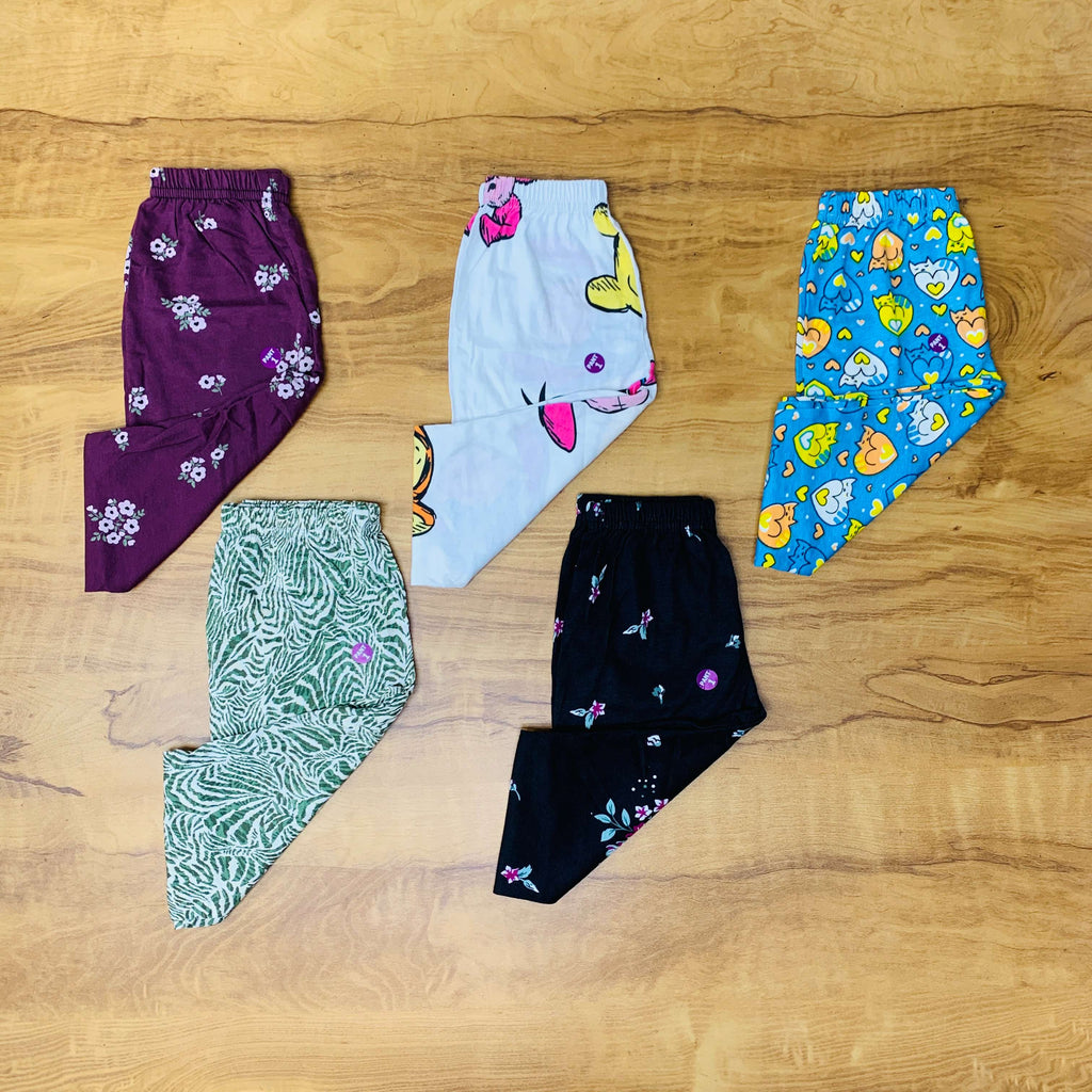 Unisex Kids Pants Pack of 5
