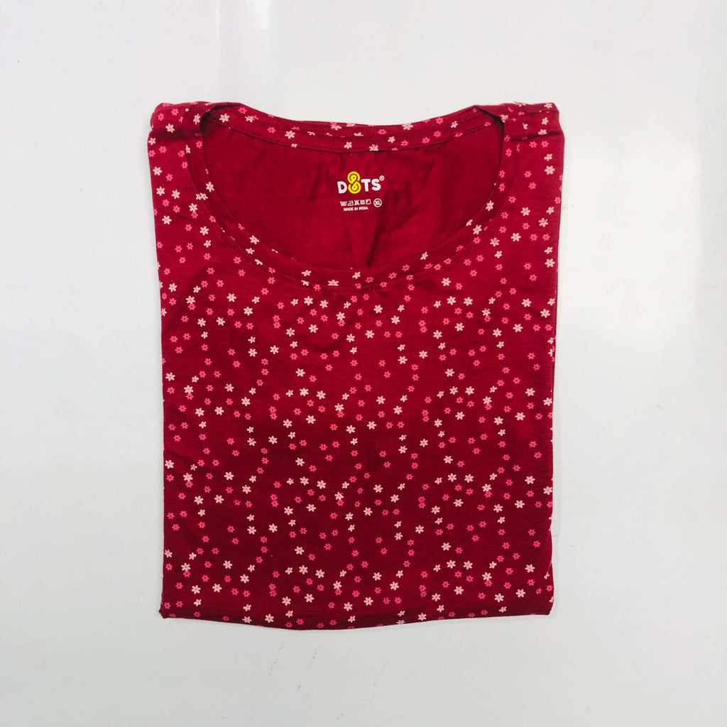 Dots Ladies Printed T-Shirt