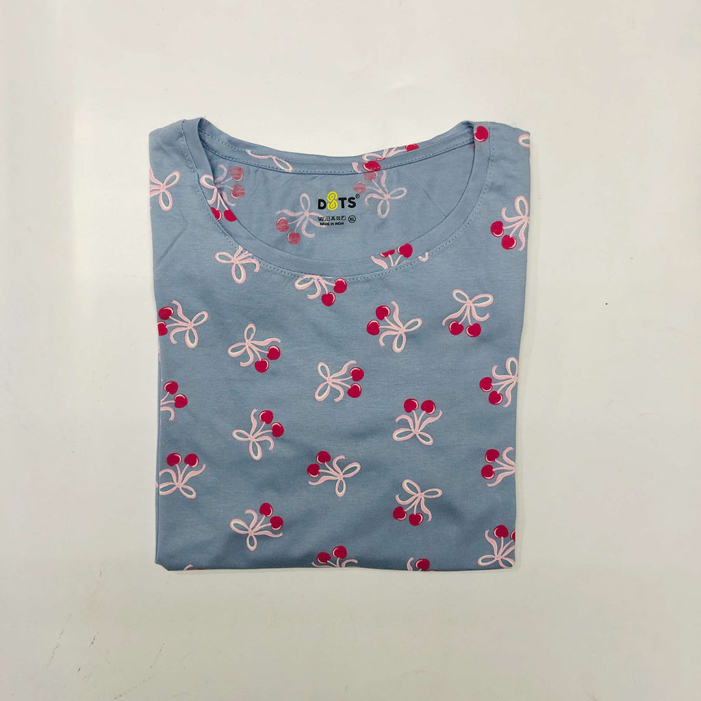 Dots Ladies Printed T-Shirt